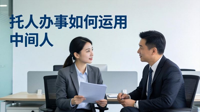 付费文章：托人办事如何运用中间人？-玻哥网络技术工作室