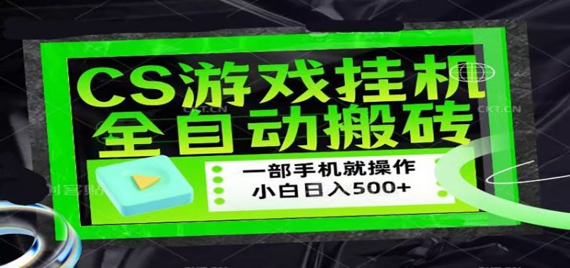 CSGO游戏挂机捡漏搬砖，超稳定的项目，带领1000+小白实现日入500+-玻哥网络技术工作室