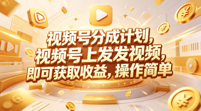 视频号分成计划，599元众筹的Red团队课程，视频号上发发视频，即可获取收益，操作简单-玻哥网络技术工作室