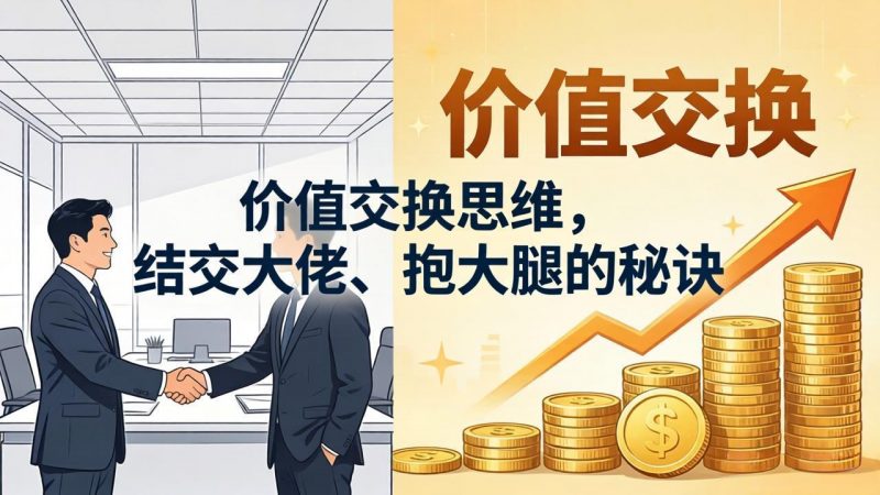某付费文章：价值交换思维，结交大佬、抱大腿的秘诀-玻哥网络技术工作室