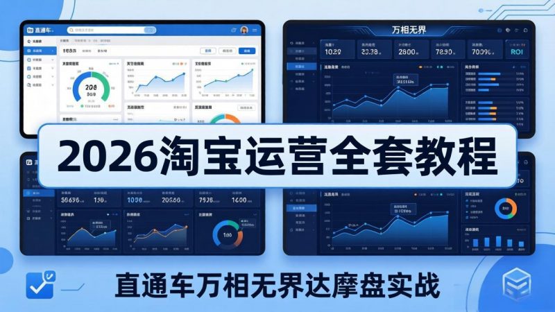 2026淘宝运营全套教程(更新5月3日-玻哥网络技术工作室