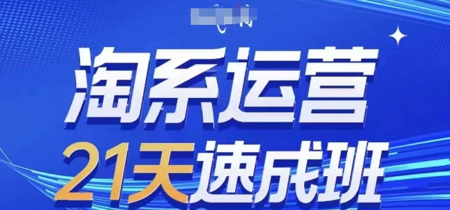 淘系运营21天速成班，0基础轻松搞定淘系运营，不做假把式，快速复制落地(更新26年4月)-玻哥网络技术工作室