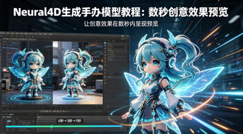 Neural4D生成手办模型教程，让创意效果在数秒内呈现预览-玻哥网络技术工作室