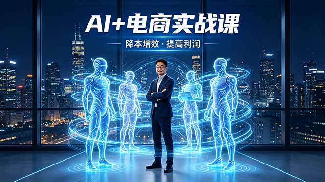 AI+电商实战课，1人+N个AI 智能体，把SOP变AI员工，实现降本增效提高利润-玻哥网络技术工作室