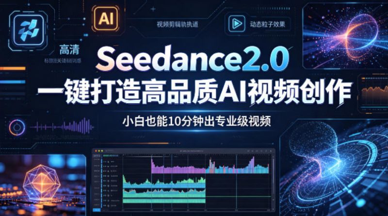 Seedance2.0一键打造高品质AI视频创作，小白也能10分钟出专业级视频-玻哥网络技术工作室