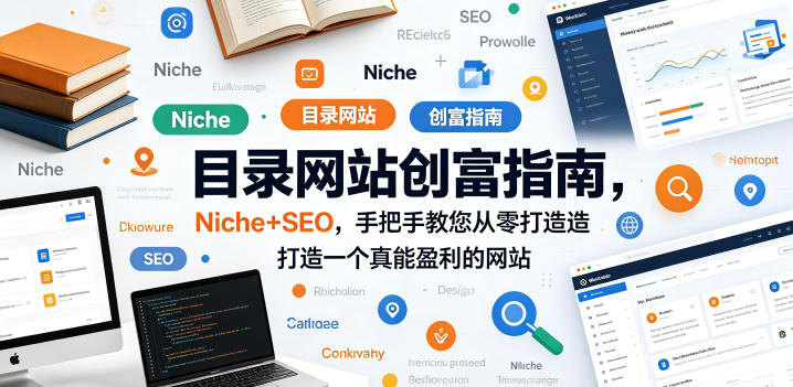 目录网站创富指南，Niche+SEO，手把手教您从零打造打造一个真能盈利的网站【原创双语字幕】-玻哥网络技术工作室