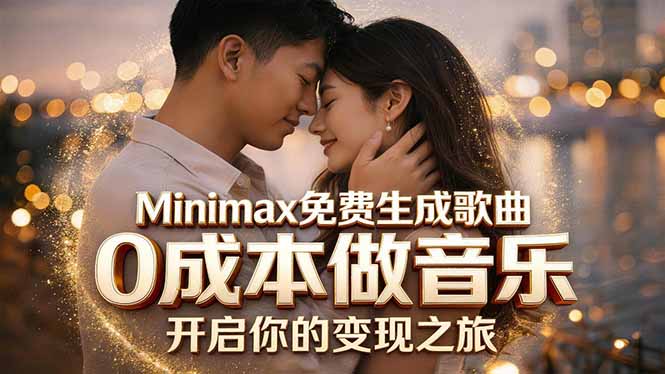 Minimax免费生成歌曲实测！0成本做音乐，说唱流行Lofi一键生成-玻哥网络技术工作室