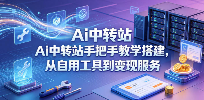 Ai中转站手把手教学搭建，从自用工具到变现服务-玻哥网络技术工作室
