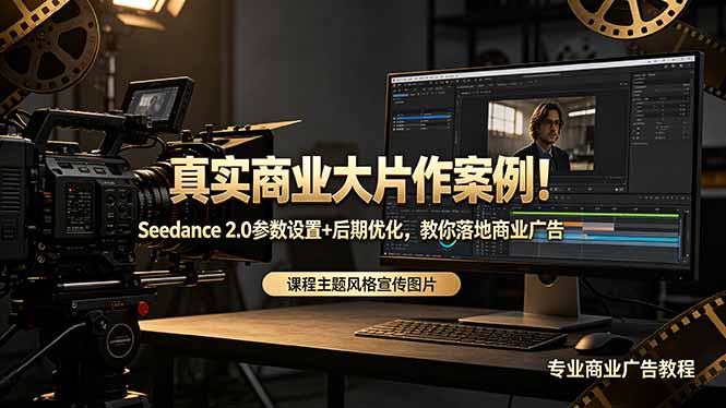 真实商业大片作案例！Seedance 2.0参数设置+后期优化，教你落地商业广告-玻哥网络技术工作室