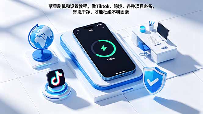 苹果刷机和设置教程，做Tiktok、跨境、各种项目必备，环境干净，才能杜绝不利因素-玻哥网络技术工作室