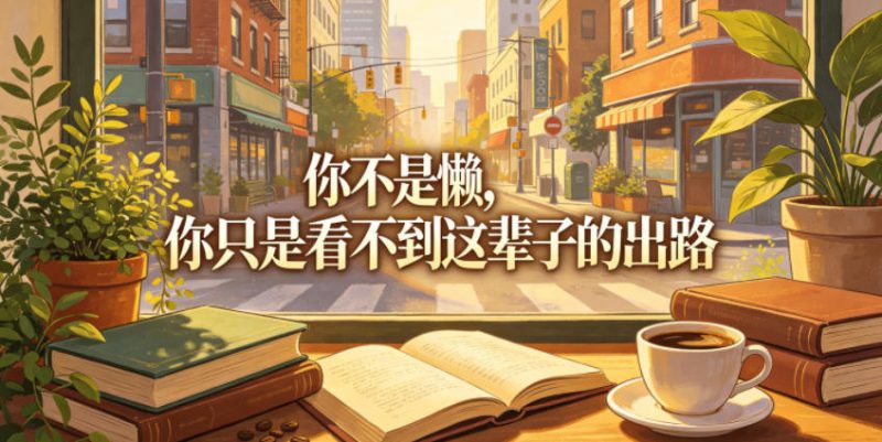 付费文章：你不是懒，你只是看不到这辈子的出路-玻哥网络技术工作室