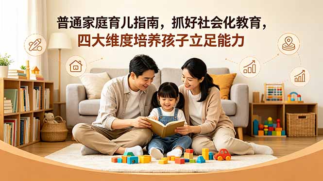 付费文章：普通家庭育儿指南，抓好社会化教育，四大维度培养孩子立足能力-玻哥网络技术工作室