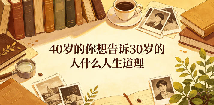 公众号付费文章：40岁的你想告诉30岁的人什么人生道理？-玻哥网络技术工作室