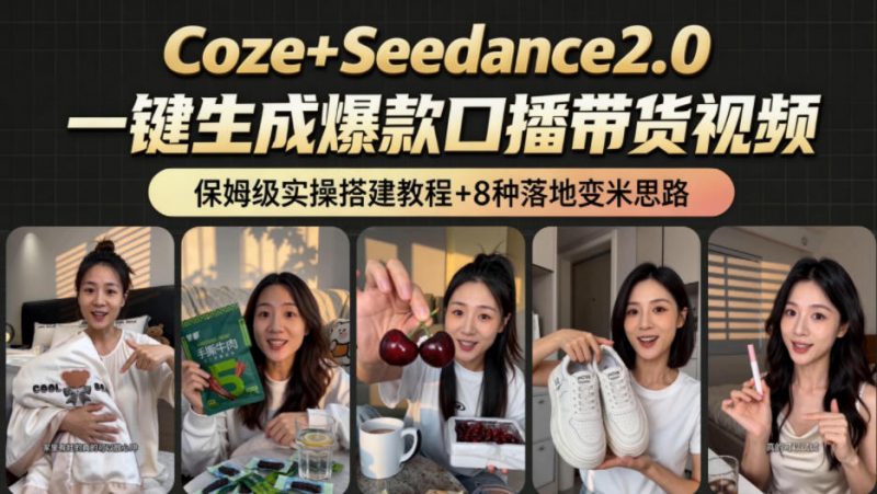 2026AI新玩法！从400到2.8w：一条Coze工作流的8种变现方式，日入1k+，附全套搭建+变现教程-玻哥网络技术工作室