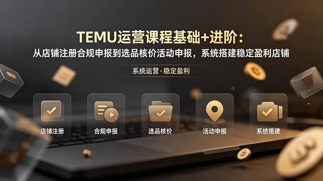 图片[1]-TEMU运营课程(基础+进阶-玻哥网络技术工作室