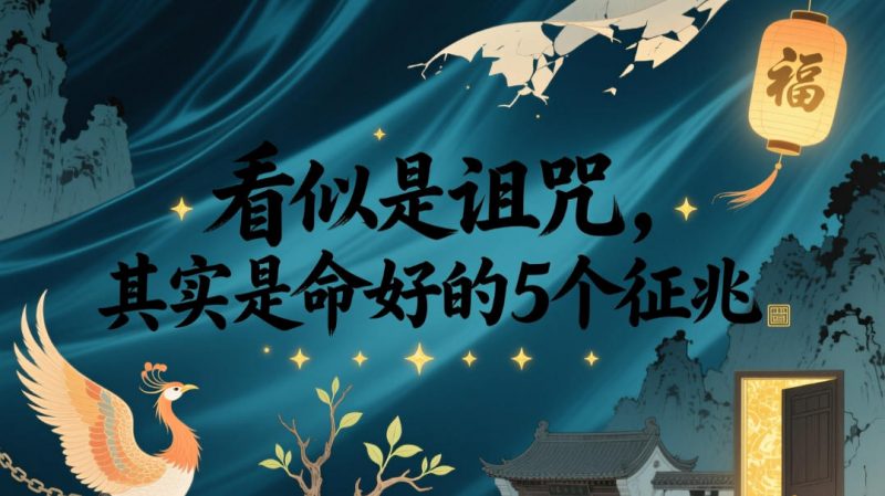 付费文章：看似是诅咒，其实是命好的5个征兆-玻哥网络技术工作室