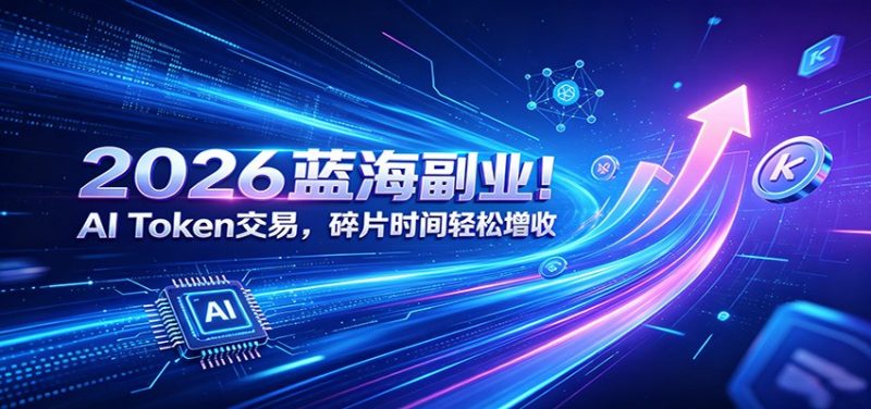 2026蓝海副业！AI Token交易，碎片时间轻松增收-玻哥网络技术工作室