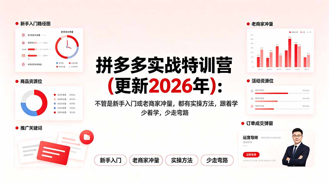 图片[1]-拼多多实战特训营(更新2026年-玻哥网络技术工作室