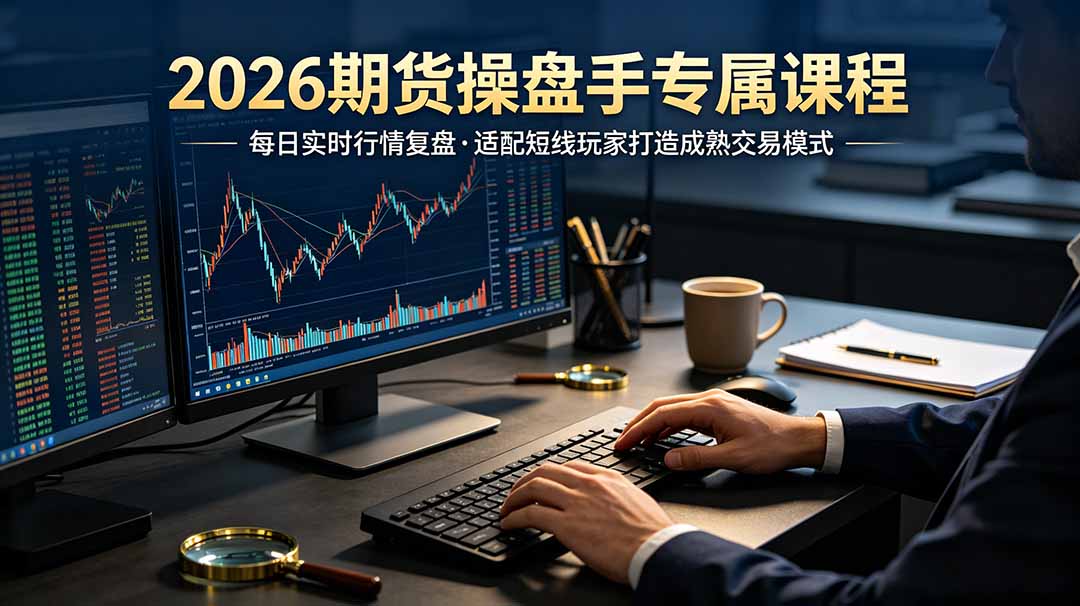 图片[1]-2026期货操盘手专属课程-更新7月11，每日实时行情复盘，适配短线玩家打造成熟交易模式-玻哥网络技术工作室