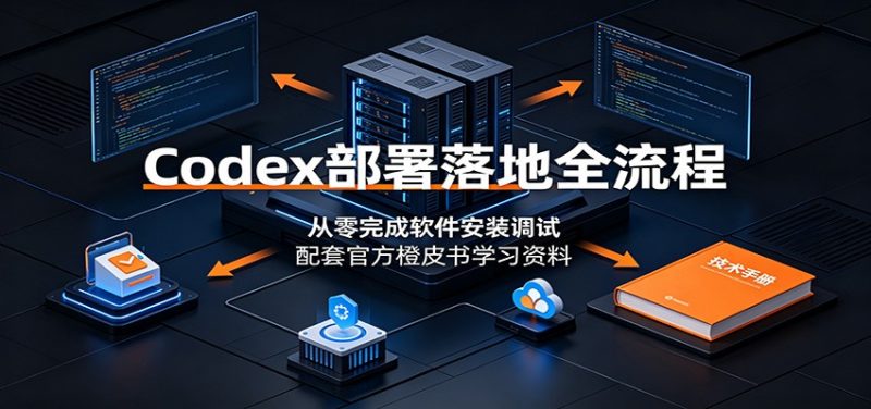 Codex部署落地全流程：从零完成软件安装调试，配套官方橙皮书学习资料-玻哥网络技术工作室