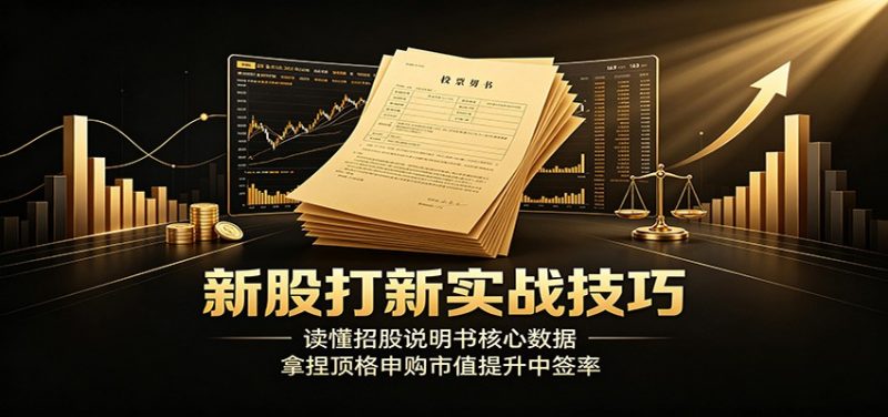 新股打新实战技巧：读懂招股说明书核心数据，拿捏顶格申购市值提升中签率-玻哥网络技术工作室