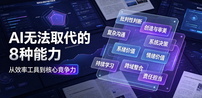 付费文章：AI无法取代的8种能力-玻哥网络技术工作室
