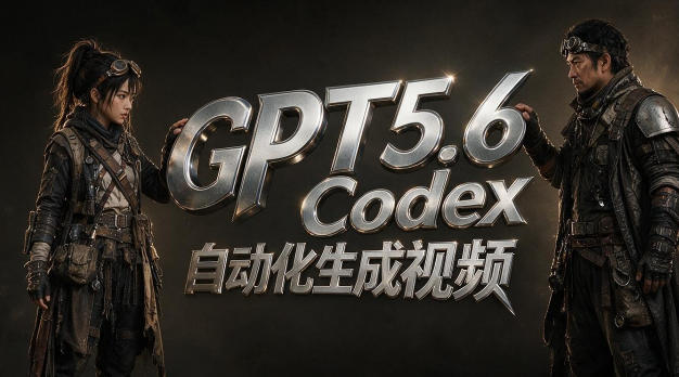 GPT5.6+Codex自动化视频生成：提示词设计×角色设定×封面海报×工作流思路，高效产出AI视频-玻哥网络技术工作室