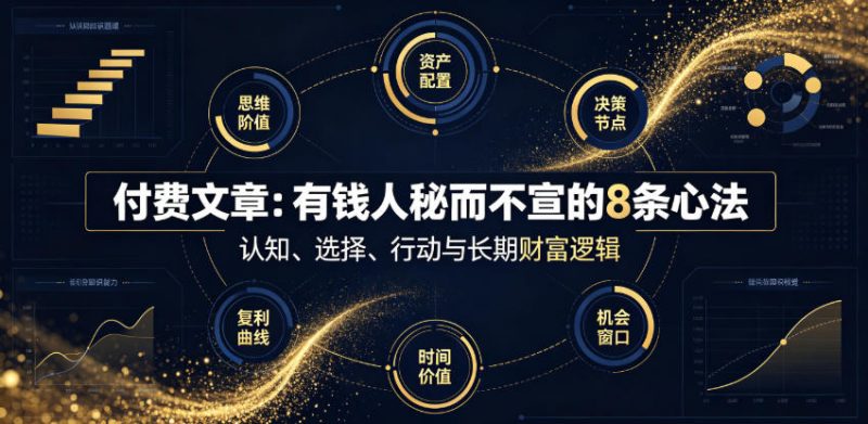 付费文章：有钱人秘而不宣的8条心法-玻哥网络技术工作室