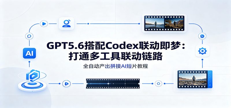 GPT5.6搭配Codex联动即梦：打通多工具联动链路，全自动产出拼接AI短片教程-玻哥网络技术工作室