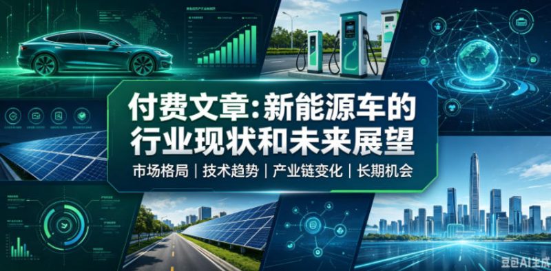 付费文章：新能原车的行业现状和未来展望-玻哥网络技术工作室