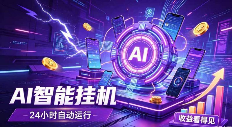 AI智能广告挂机，躺赚新模式 设备托管运行，解放双手持续变现-玻哥网络技术工作室