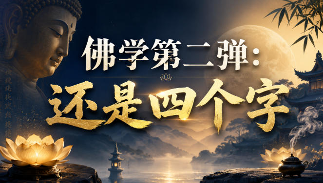 付费文章：佛学第二弹：还是四个字-玻哥网络技术工作室