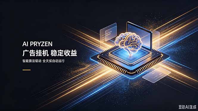 AI Pryzen 广告挂机｜24小时自动跑，300-500，新手零门槛-玻哥网络技术工作室