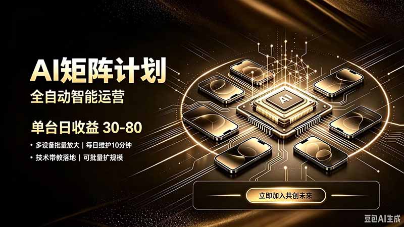 AI智能对话，矩阵规模化创业，全程技术扶持，长久稳定，日入800+-玻哥网络技术工作室