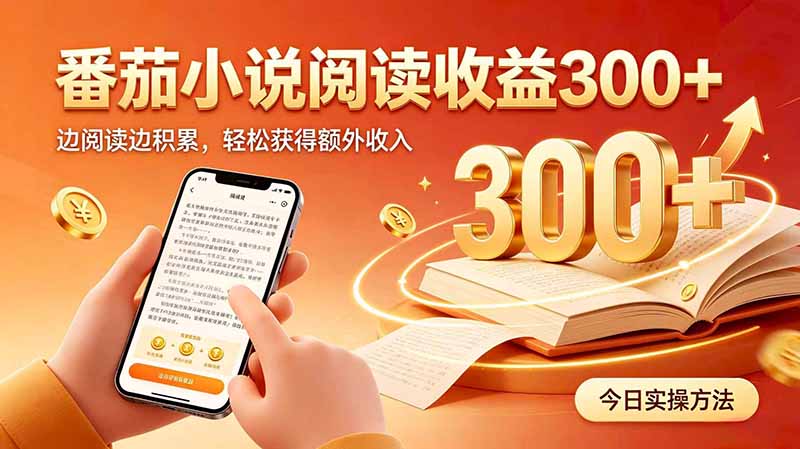 全自动番茄挂机玩法，日入300+边阅读边积累，轻松获得额外收入-玻哥网络技术工作室