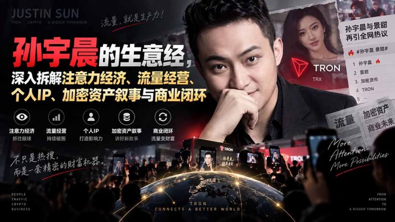 某星球精华文章——孙宇晨的生意经，深入拆解注意力经济、流量经营、个人IP、加密资产叙事与商业闭环-玻哥网络技术工作室