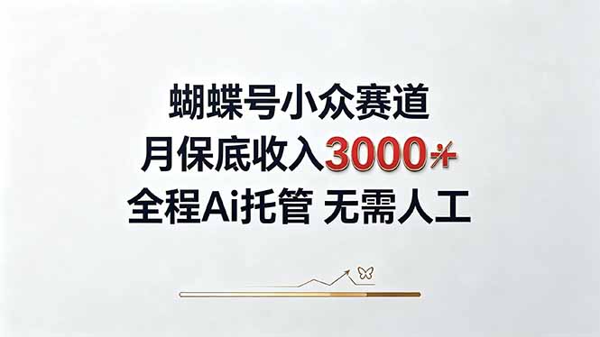 视频号小众领域，月收入3000+， 全程Ai托管操作  新人2天学会！-玻哥网络技术工作室